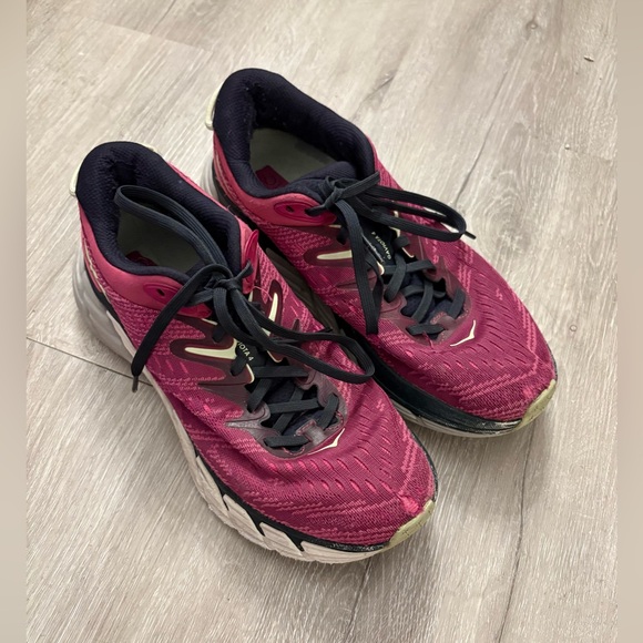 Women’s Size 8B Hoka One One Gaviota 4 Festival Fuchsia Running Shoes - Picture 3 of 9